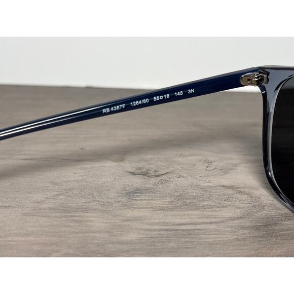 Ray-Ban RB 4387F Blue Frames with Case- FRAMES ONLY- EUC - Picture 7 of 8